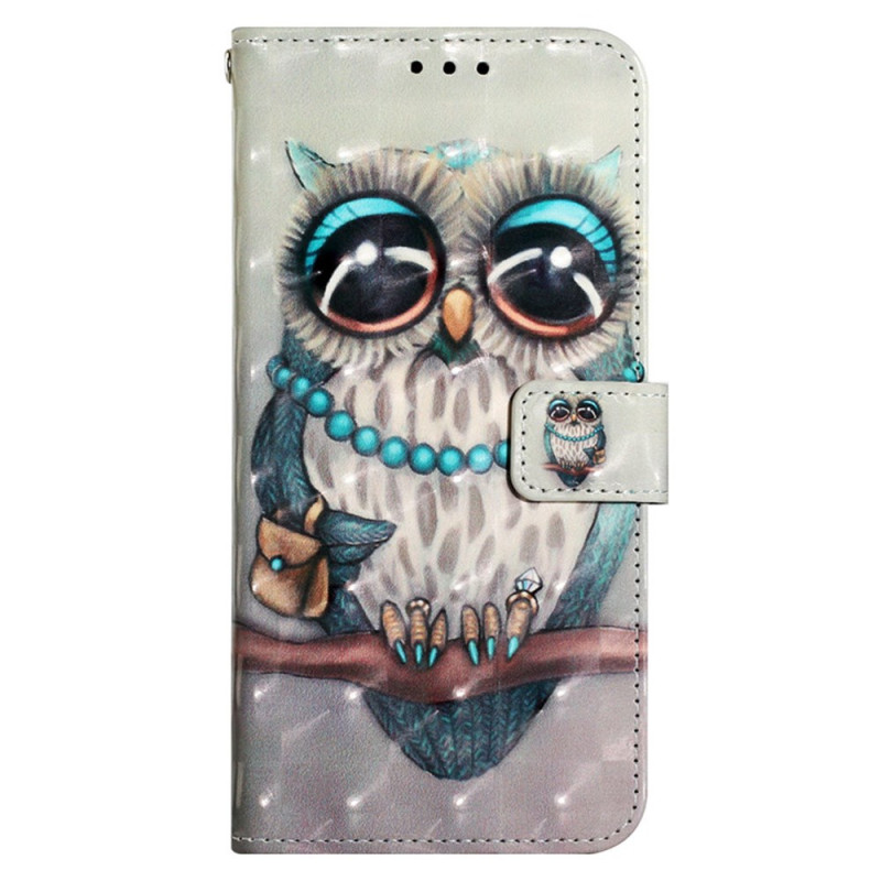 Funda Samsung Galaxy A25 5G / A24 4G Miss Búho con cordón de seguridad