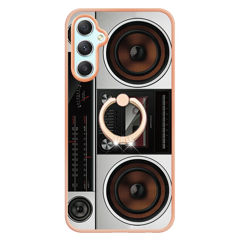 Funda Samsung Galaxy A25 5G con Anillo Soporte Radio Vintage