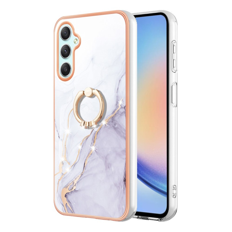 Funda Samsung Galaxy A25 5G con anillo de soporte de mármol