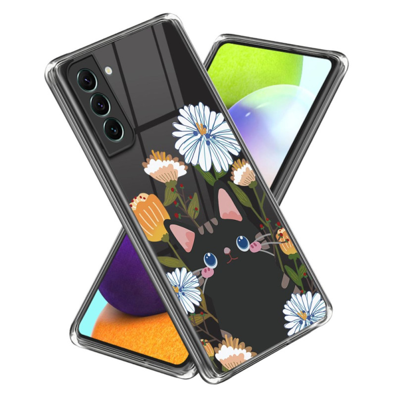 Funda Samsung Galaxy S24 Plus 5G Flor y Gato