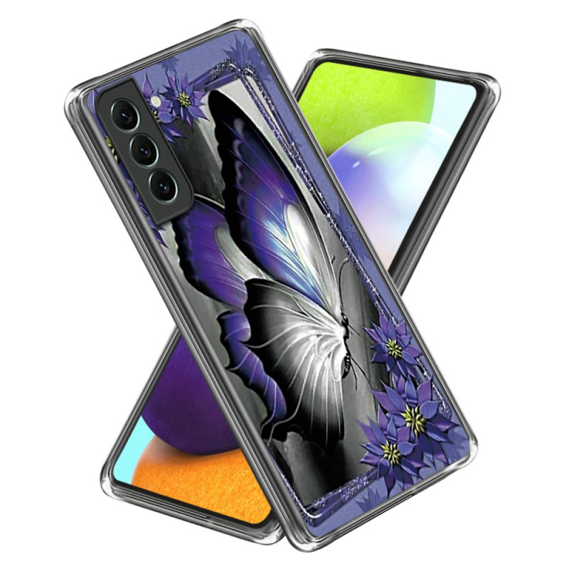 Funda Samsung Galaxy S24 Plus 5G Mariposa Violeta
