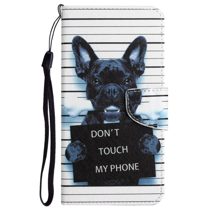 Funda Samsung Galaxy S24 Ultra 5G para perro Don't Touch my Phone con colgante

