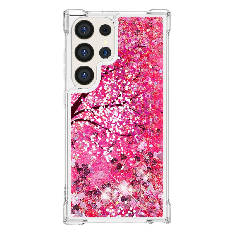 Funda Samsung Galaxy S24 Ultra 5G Glitter Cherry Blossom