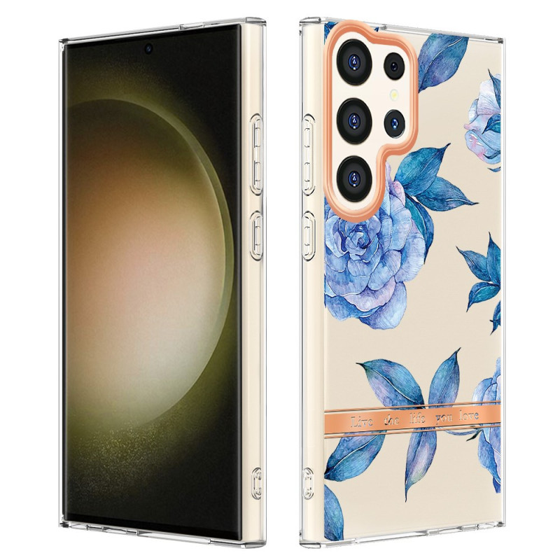 Funda Samsung Galaxy S24 Ultra 5G con diseño floral