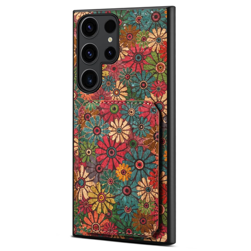 Funda Samsung Galaxy S24 Ultra 5G con tarjetero floral