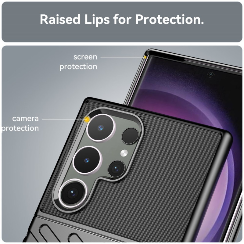 Para Samsung Galaxy S24 5G 2 en 1 Funda para teléfono a prueba de golpes  (púrpura)