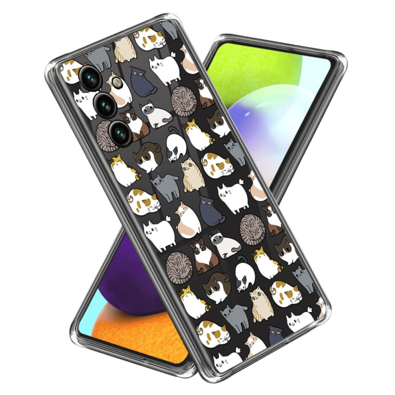 Funda Samsung Galaxy A25 5G Diseño de la Cats
