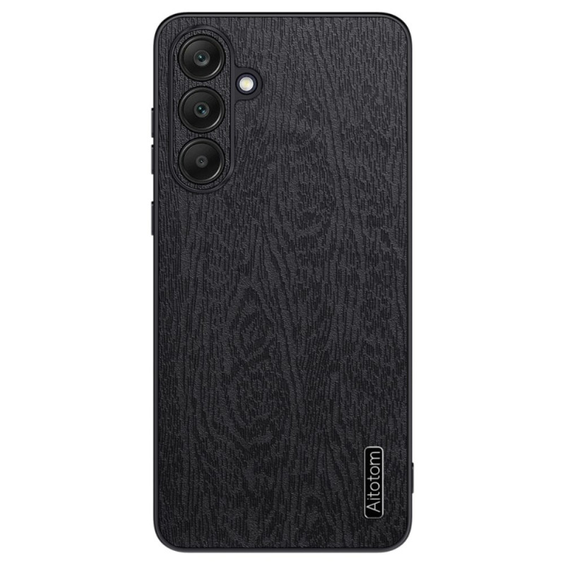 Funda Samsung Galaxy A25 5G de polipiel textura madera
