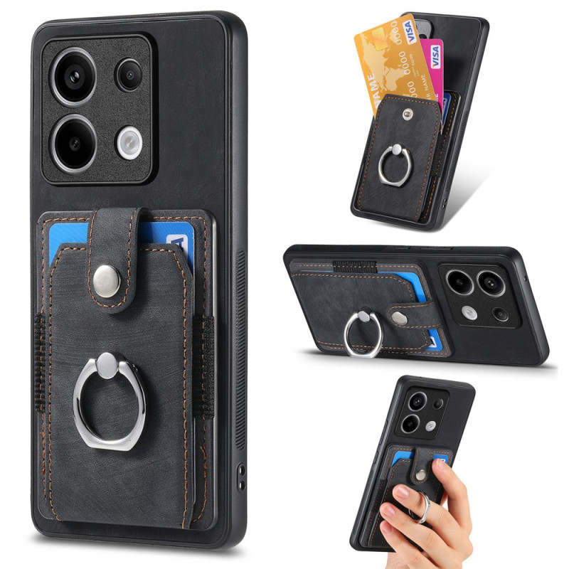 Funda Xiaomi Redmi Note 13 Pro 5G / Poco X6 5G Tarjetero y Anillo de Soporte
