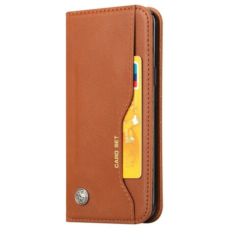 Funda Flip Cover Samsung Galaxy S9 de polipiel para tarjetas