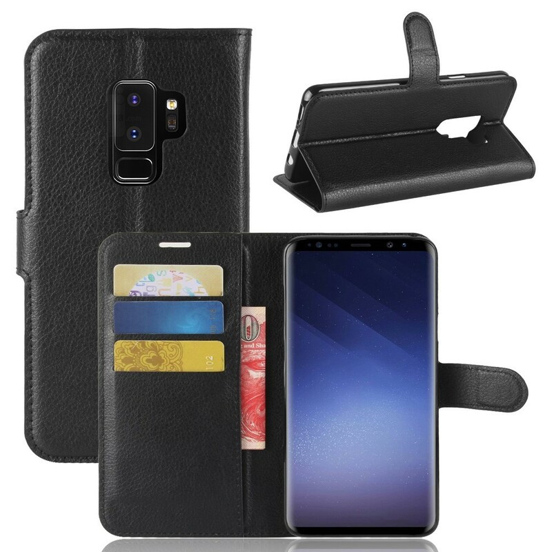 Funda de polipiel para Samsung Galaxy S9 Plus
