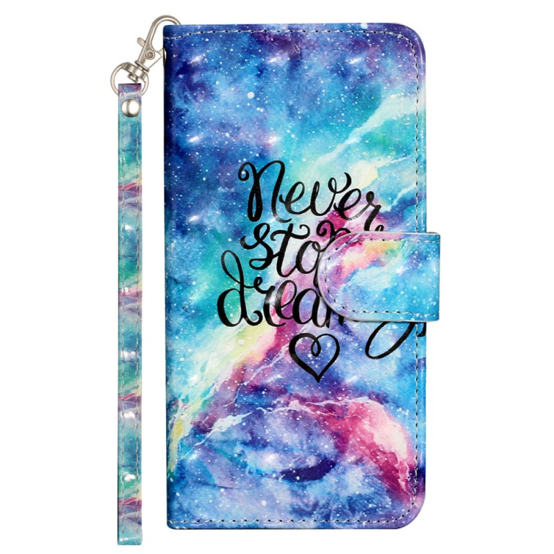 Funda de cordón Samsung Galaxy A05s Never Stop Dreaming