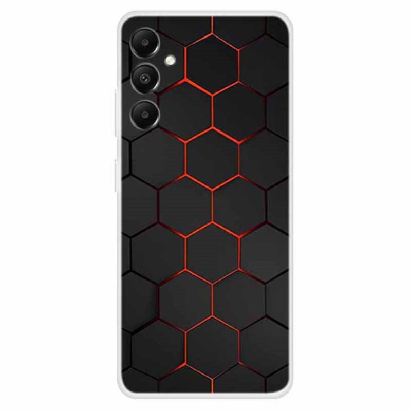 Funda Samsung Galaxy A05s Diseño Geométrico Rojo