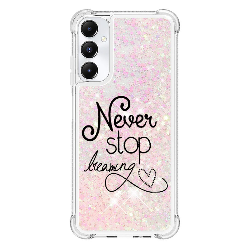 Funda para teléfono Samsung Galaxy A05s Glitter Never Stop Dreaming