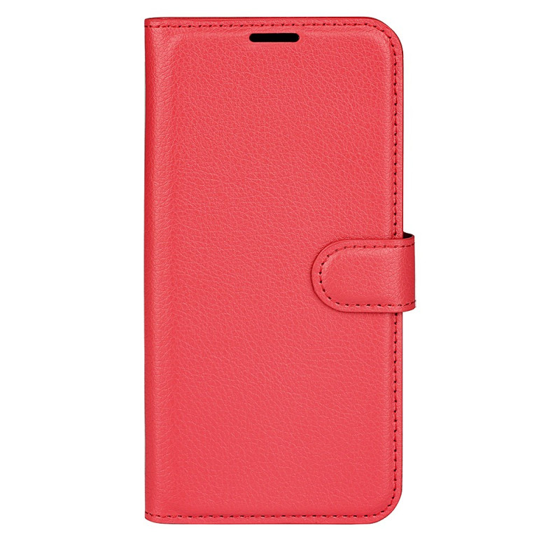 Funda Samsung Galaxy A05s de piel sintética Litchi Classic
