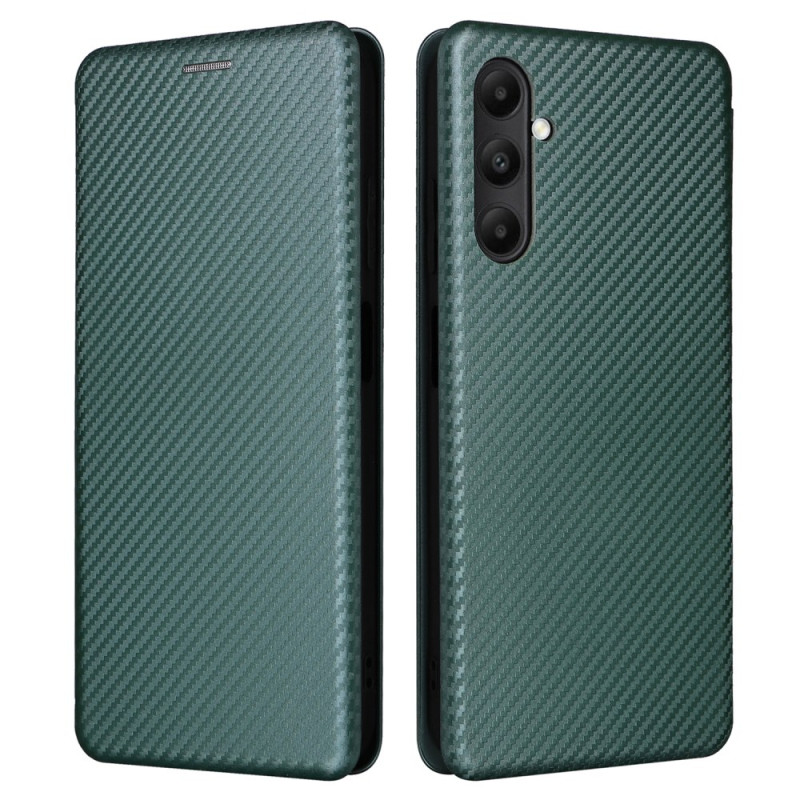 Flip Cover Samsung Galaxy A05s Tarjetero Fibra Carbono