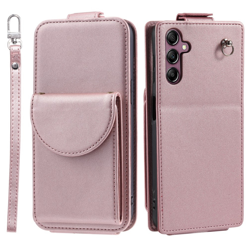Funda Samsung Galaxy A05s Tarjetero con solapa vertical y cordón