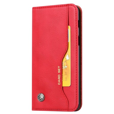 Funda Flip Cover Samsung Galaxy A8 Leatherette Card Funda