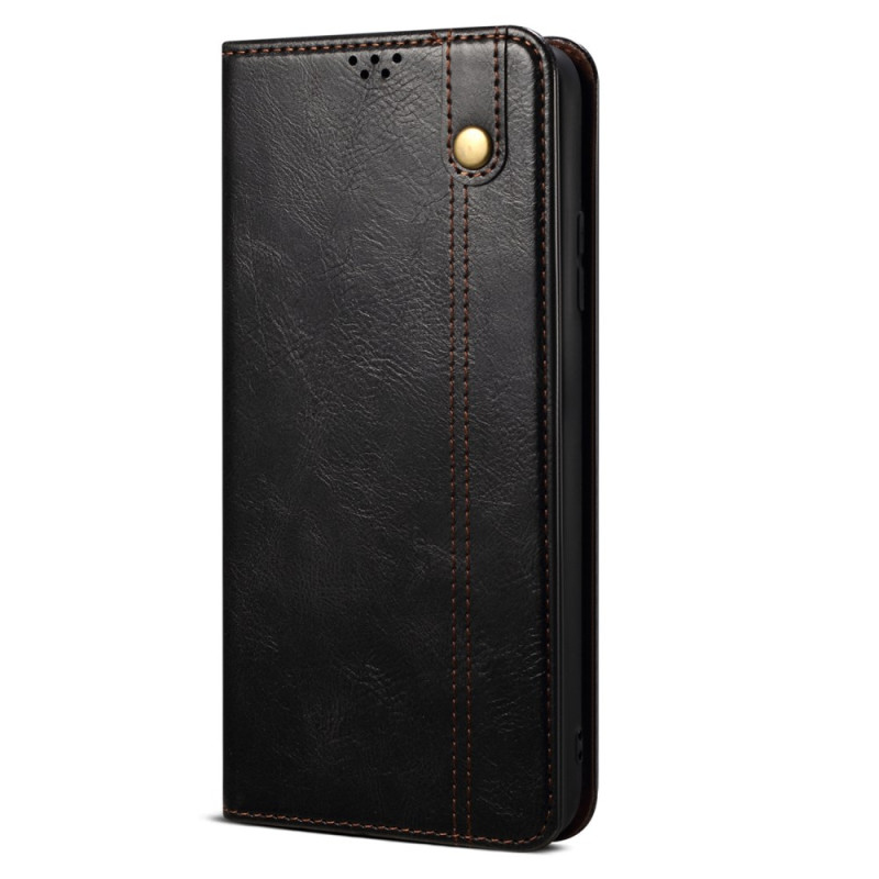 Xiaomi 14 Faux Leather Waxed Flip Cover