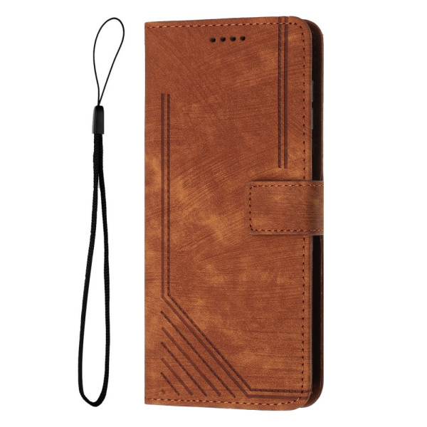 Funda Xiaomi 14 Estilo de cuero Imprimir Líneas
