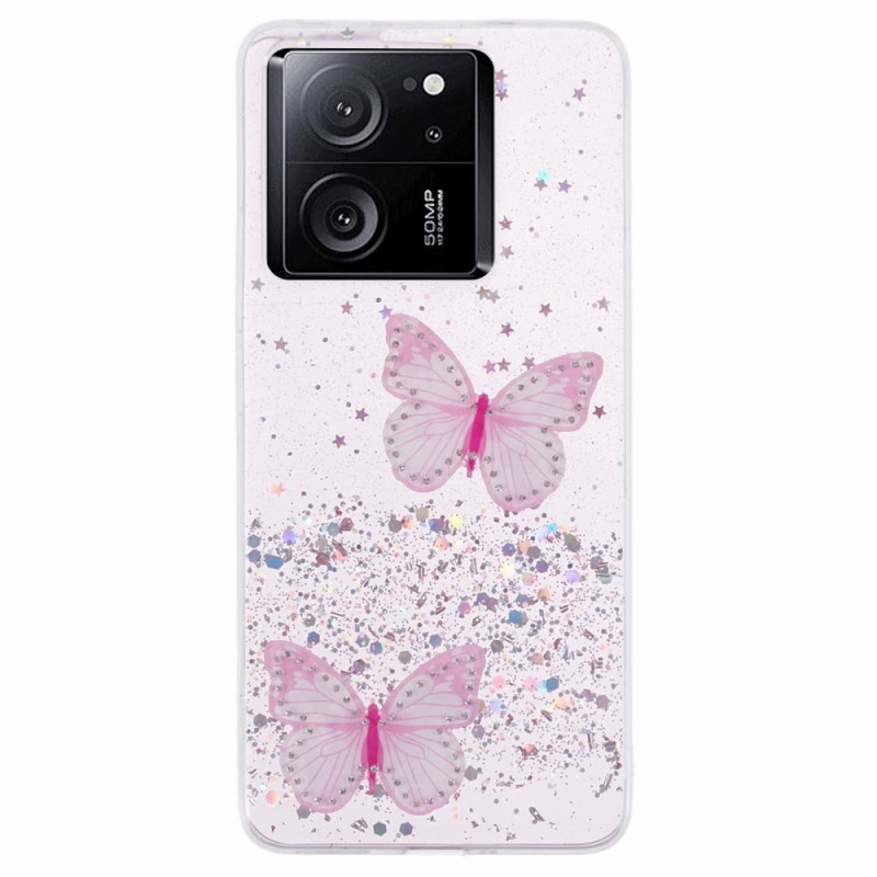 Funda Xiaomi 13T / 13T Pro Glitter Butterfly
