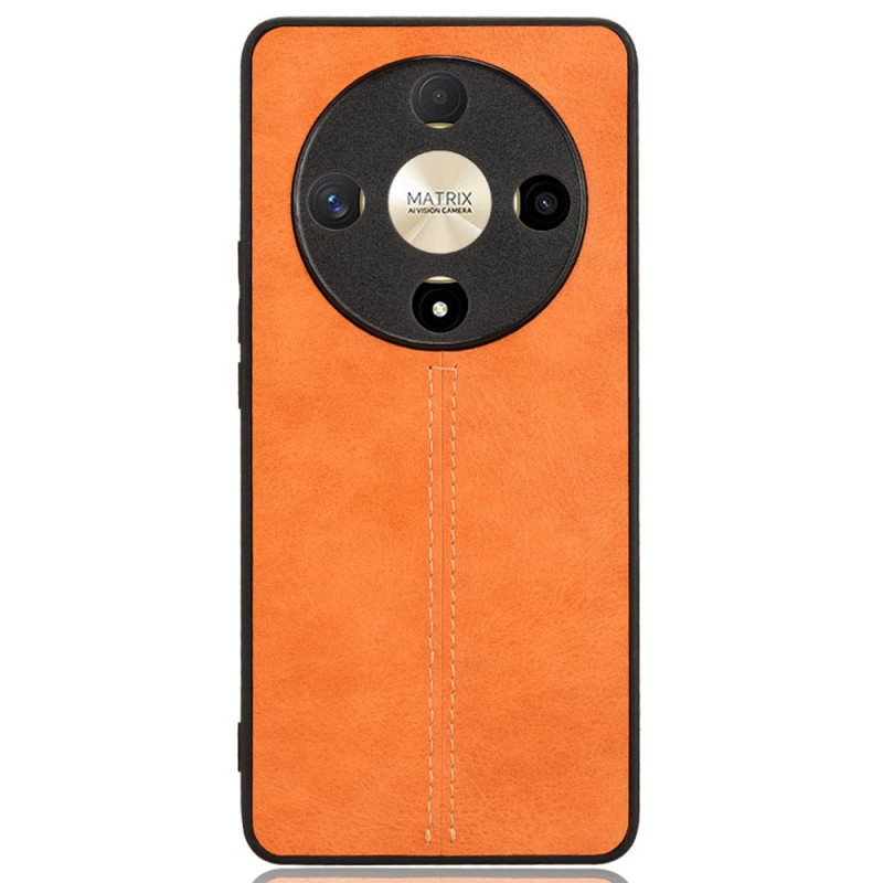 Honor Magic 6 Lite / X9b Funda efecto piel con costuras