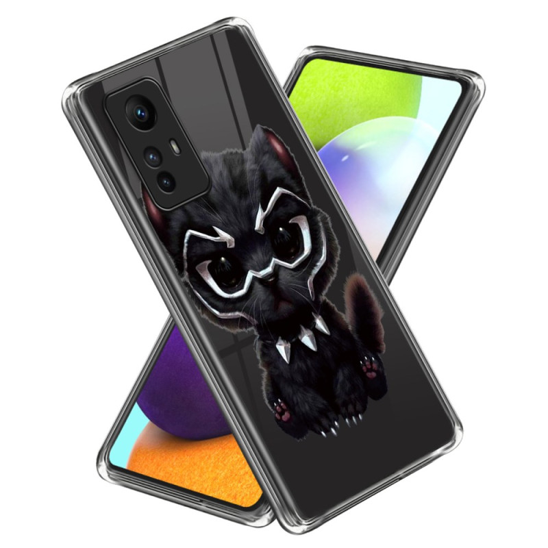 Xiaomi Redmi Note 12S Caso Gato Negro