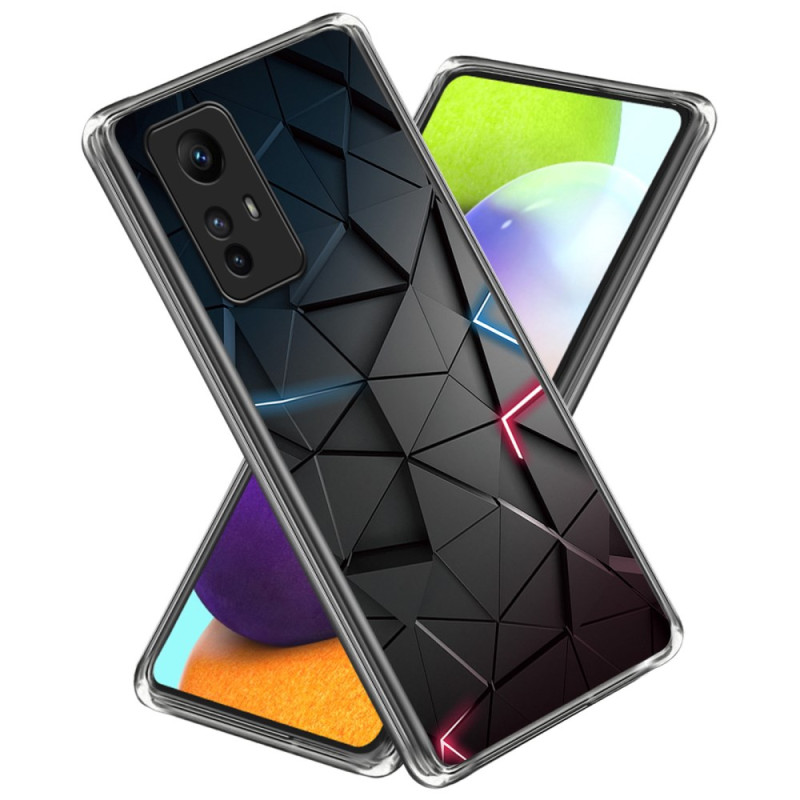 Funda Xiaomi Redmi Note 12S Triángulos Negro
