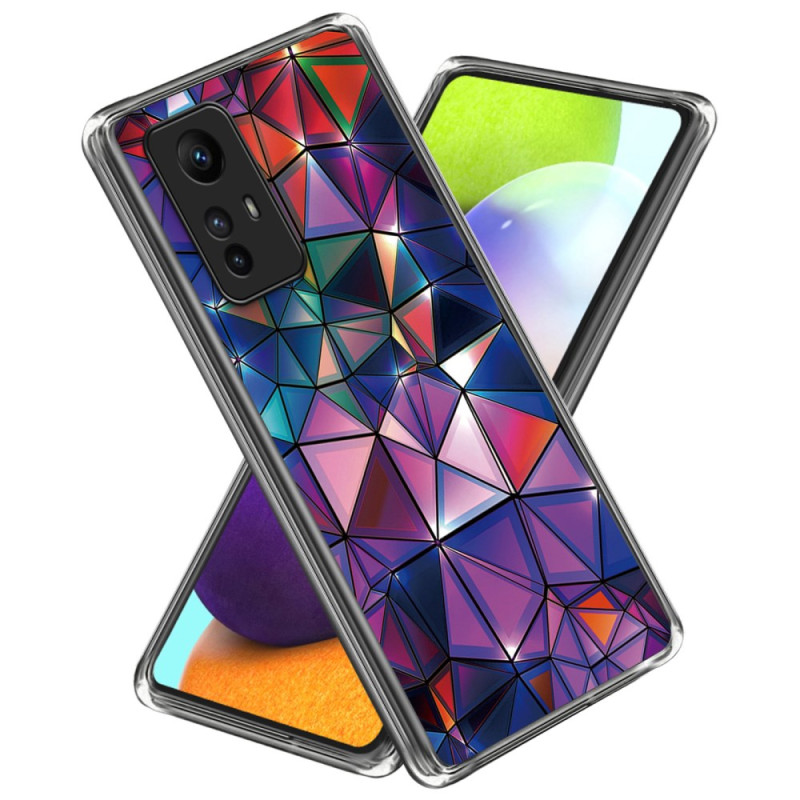 Funda Xiaomi Redmi Note 12S Triángulos de Colores
