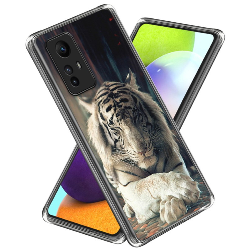 Funda Xiaomi Redmi Note 12S Tiger White