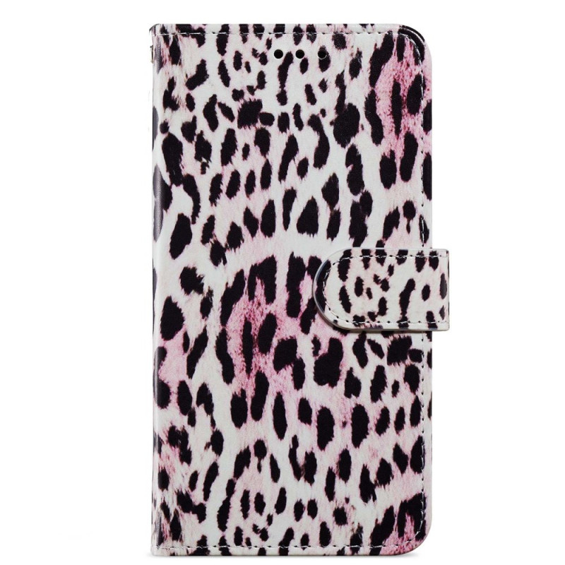 Funda Xiaomi Redmi Note 12S de cordón con estampado de leopardo
