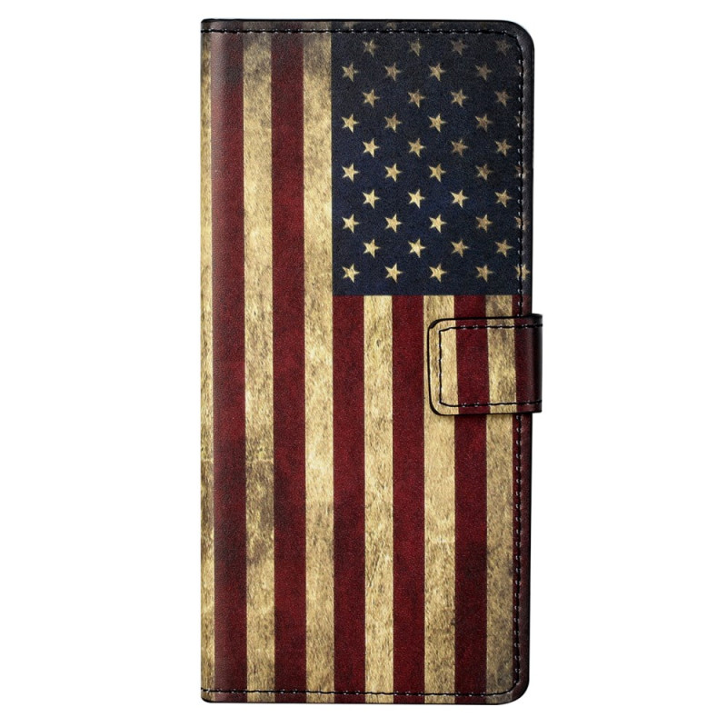 Funda Xiaomi Redmi Note 12S Bandera Americana Vintage
