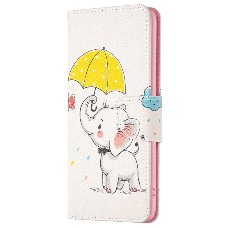 Funda Xiaomi Redmi Note 12S paraguas y elefante
