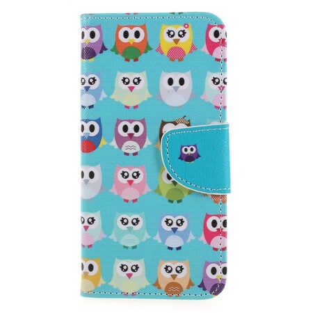 Huawei P Smart Funda Búhos de varios colores