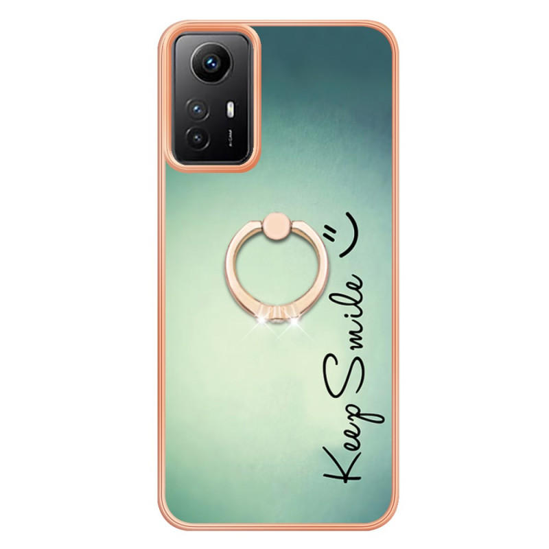 Funda Xiaomi Redmi Note 12S Keep Smile Anillo de soporte
