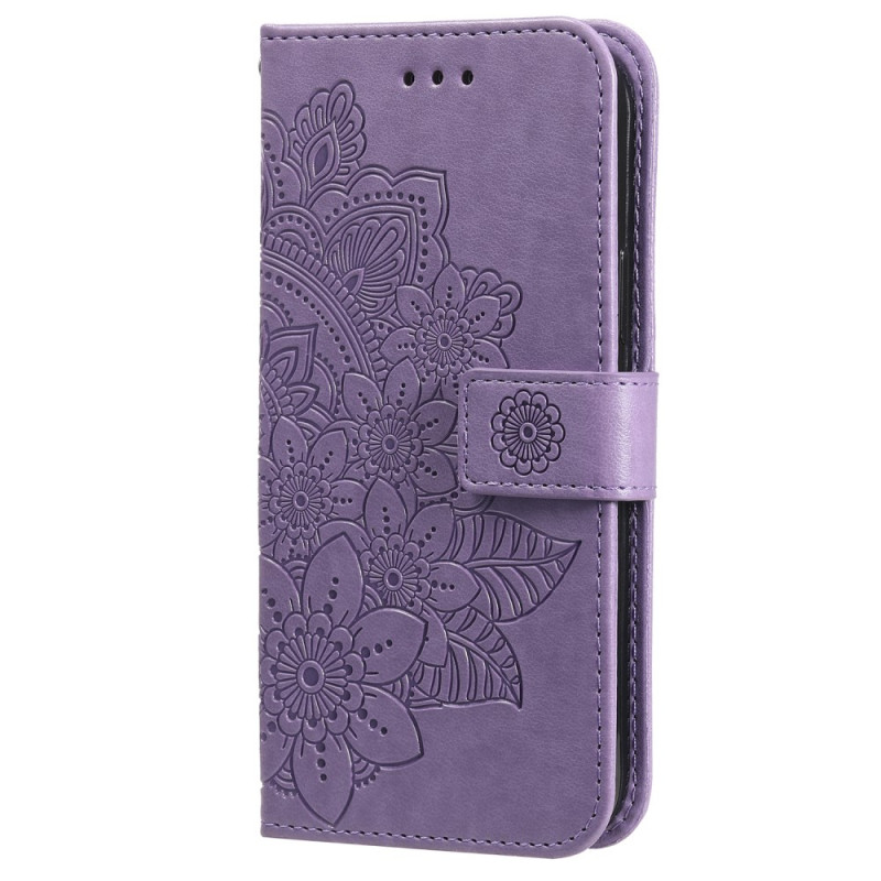 Funda Poco X6 Pro 5G estampado floral con colgante
