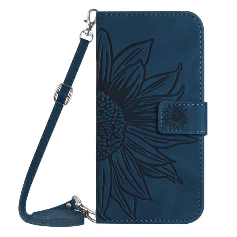 Funda Honor Magic 6 Lite con estampado de girasol y colgante

 para el hombro