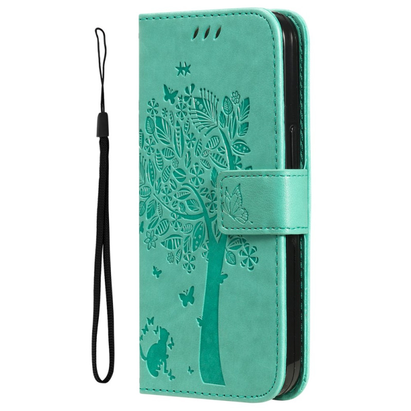 Funda Xiaomi 14 Pro Cat y Lanyard Tree

