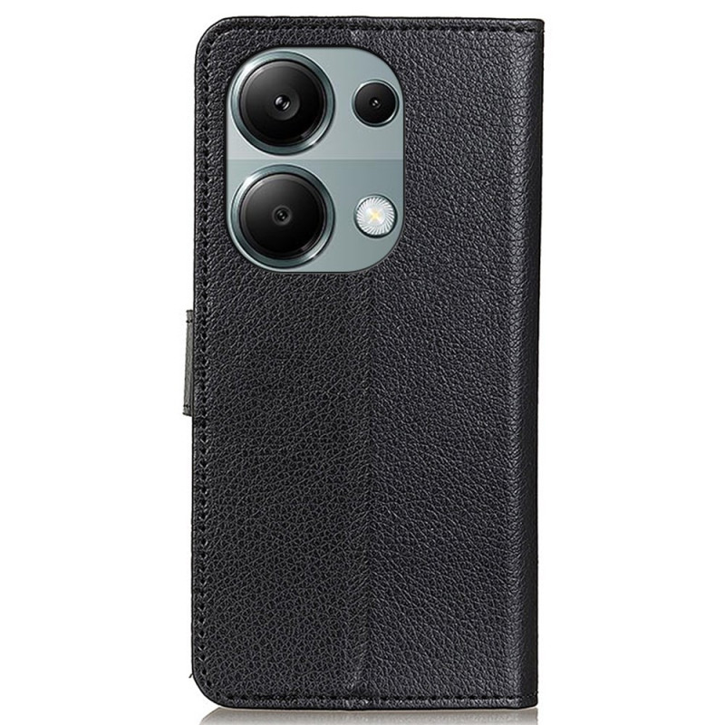 Para Xiaomi Redmi Note 13 Pro + 5G Funda de cuero con tapa con textura de