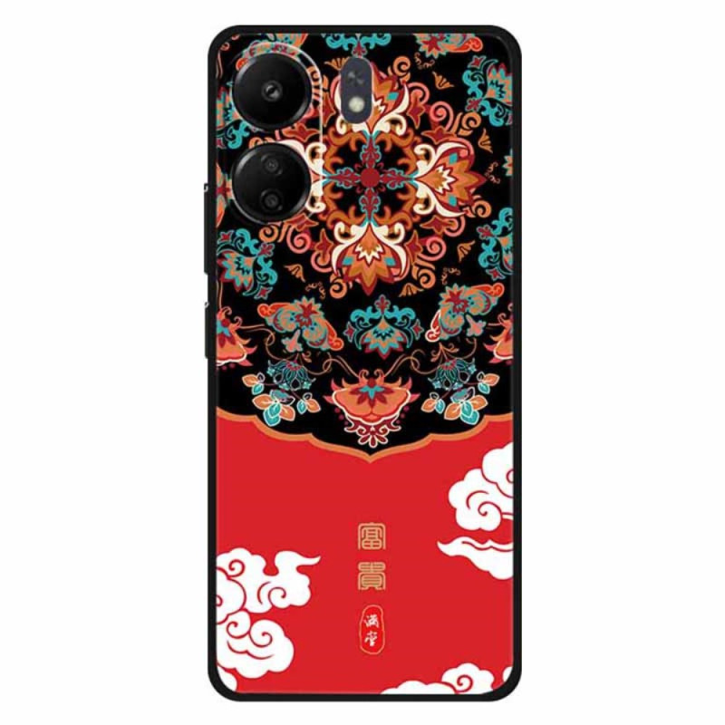 Xiaomi Redmi 13C / Poco C65 Caso Riqueza Rojo