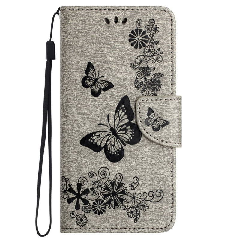 Funda Honor 90 Lite 5G Flor y Mariposa
