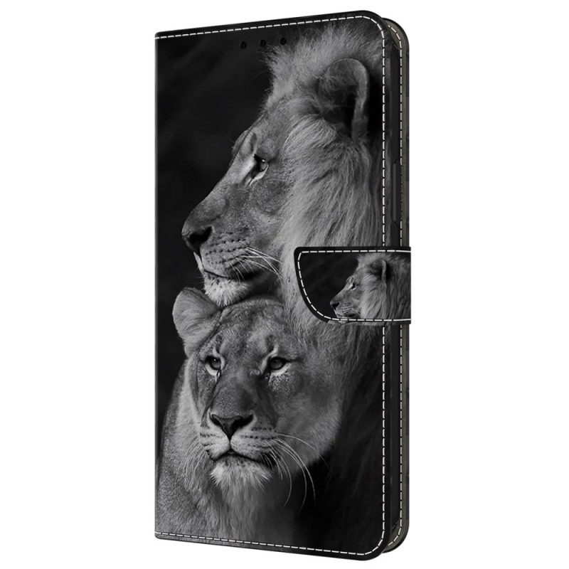 Funda Samsung Galaxy A55 5G Pareja de leones