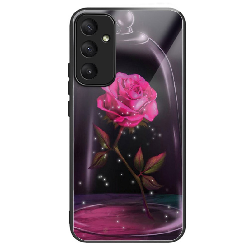 Funda Samsung Galaxy A55 5G Cristal Templado Rosa
