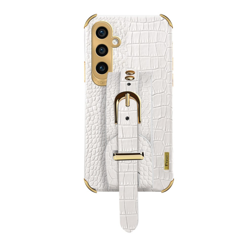 Funda Pulsera y Samsung Galaxy A55 5G estilo cocodrilo
