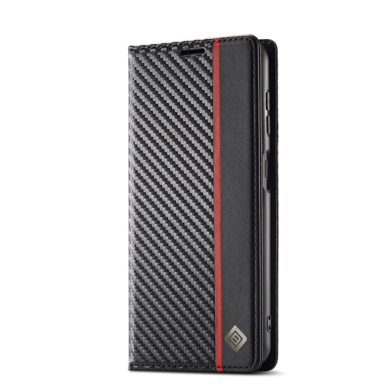 Flip Cover Samsung Galaxy A55 5G Fibra de Carbono LC.IMEEKE