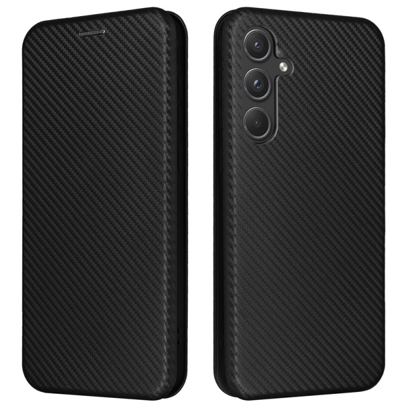 Flip Cover Samsung Galaxy A55 5G Textura Fibra Carbono