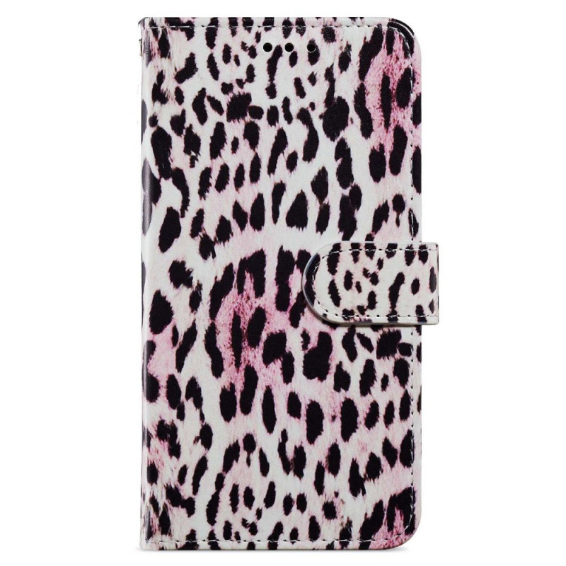 Funda de cordón con estampado de leopardo para Samsung Galaxy A35 5G