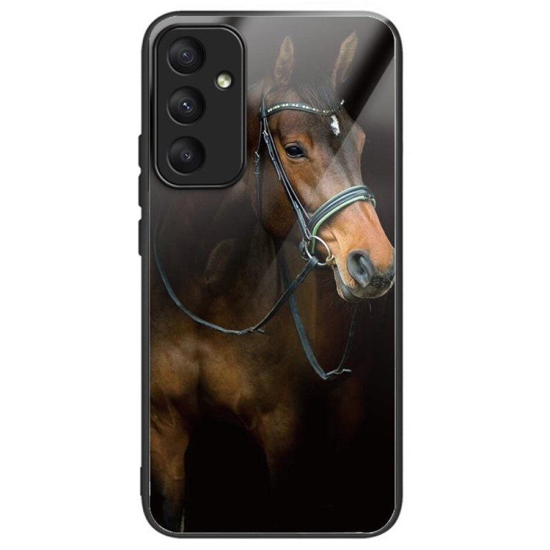 Samsung Galaxy A35 5G Caso Caballo de cristal templado
