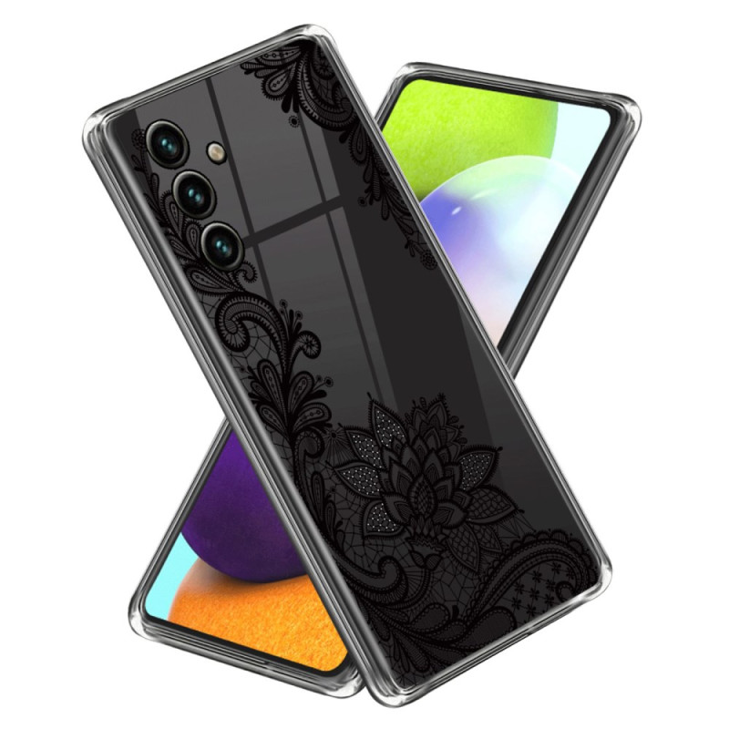 Funda Samsung Galaxy A15 5G Flor de Encaje
