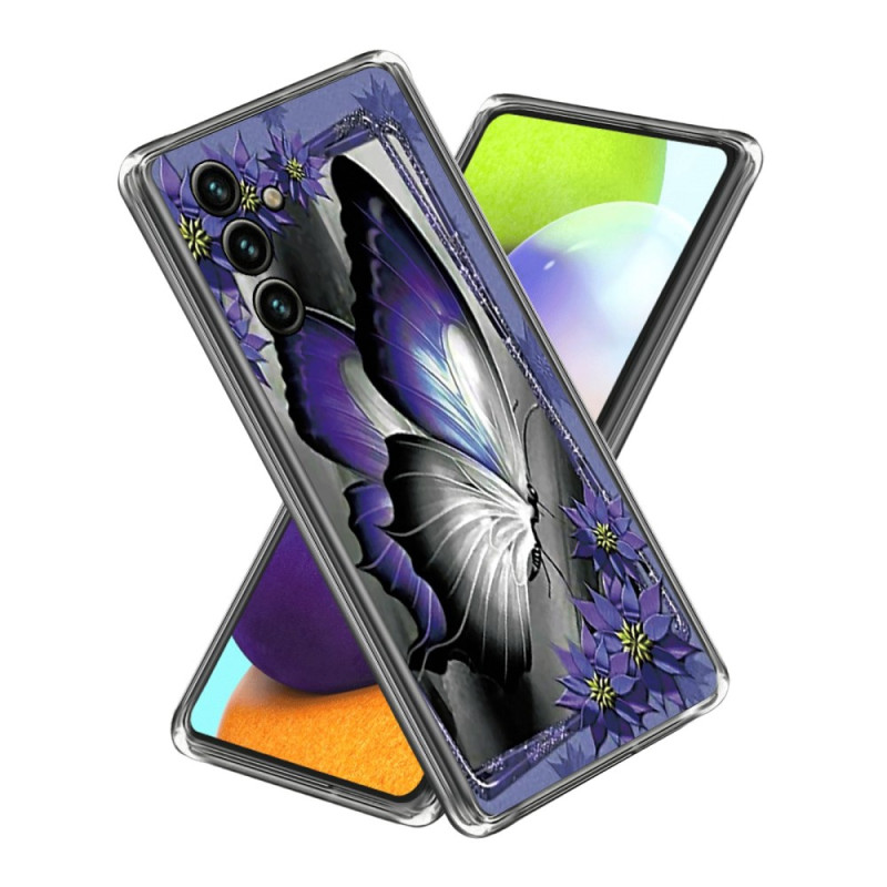 Funda Samsung Galaxy A15 Mariposa Violeta
